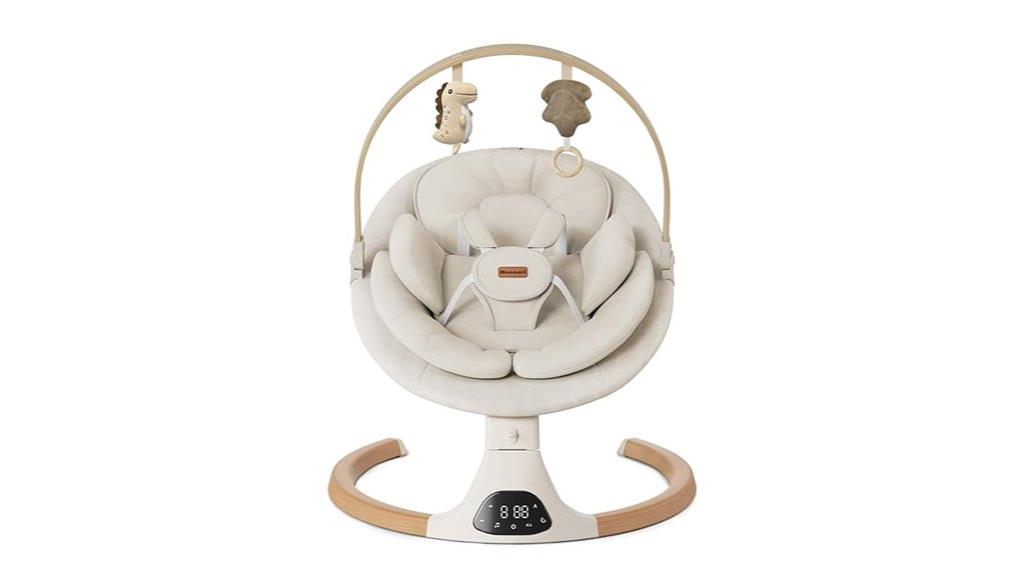 infant swing with features