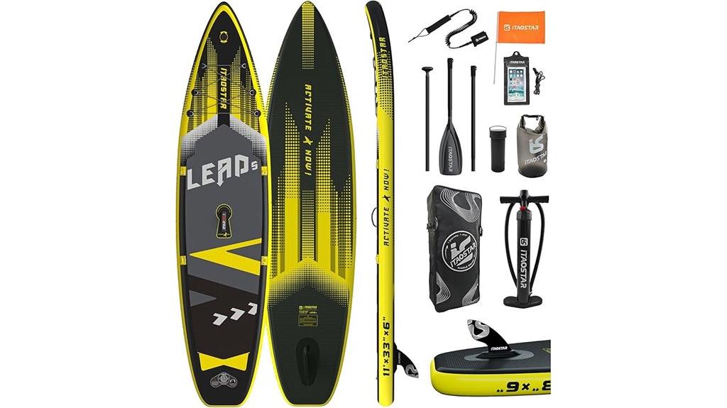 inflatable 11 12 ft paddleboard
