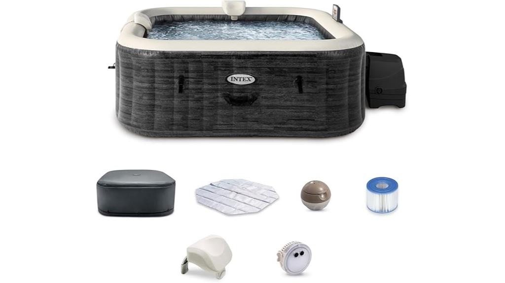 inflatable hot tub deluxe
