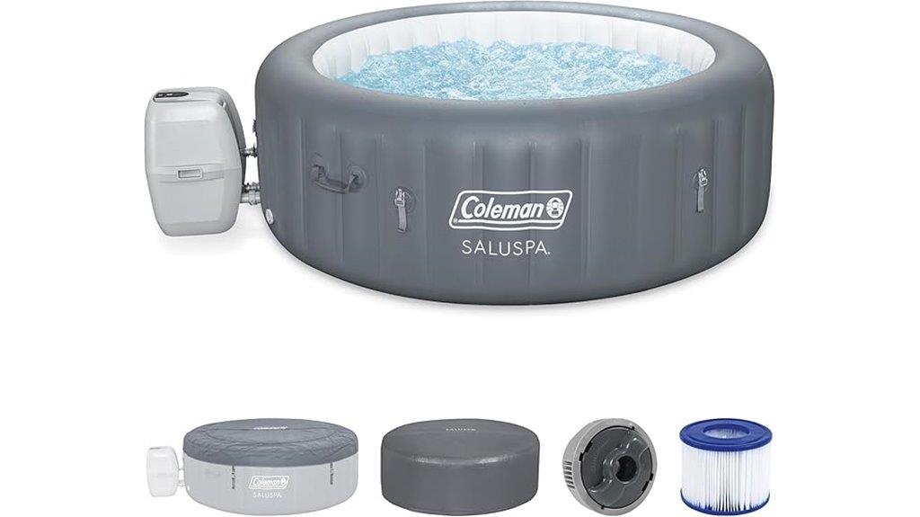 inflatable hot tub four to six