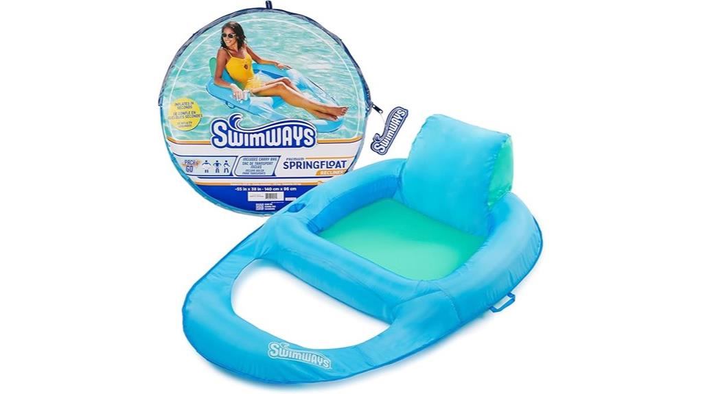 inflatable pool recliner