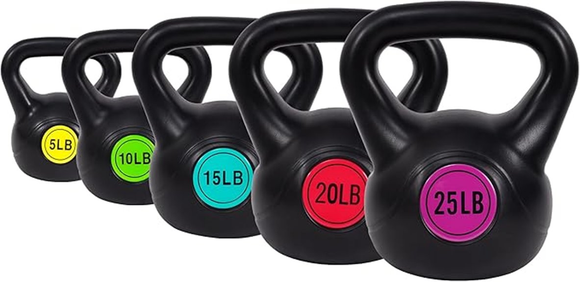 kettlebell fitness weight set