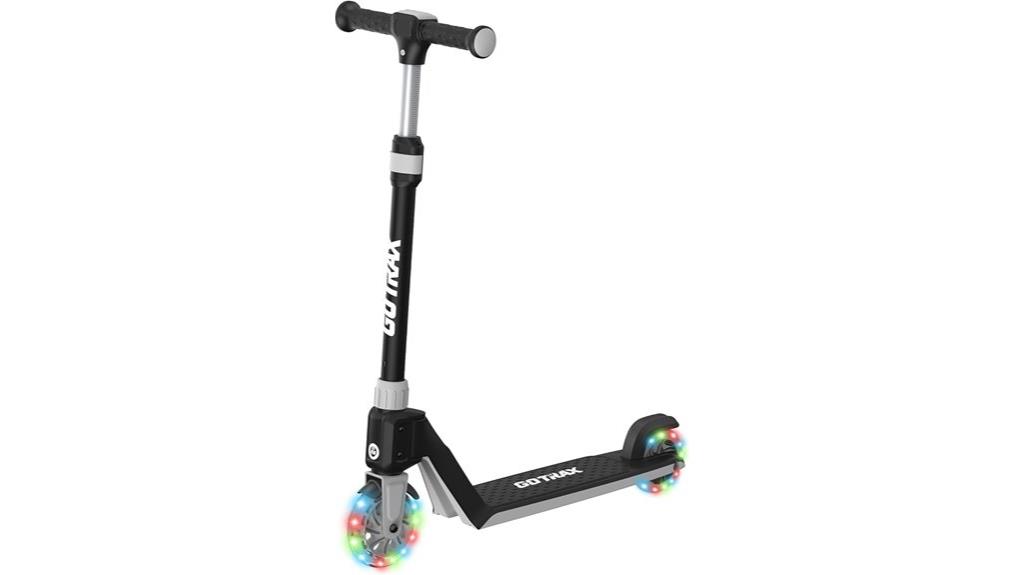 kids led light scooter