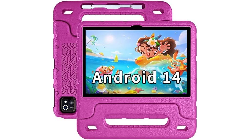 kids pink 10 inch tablet