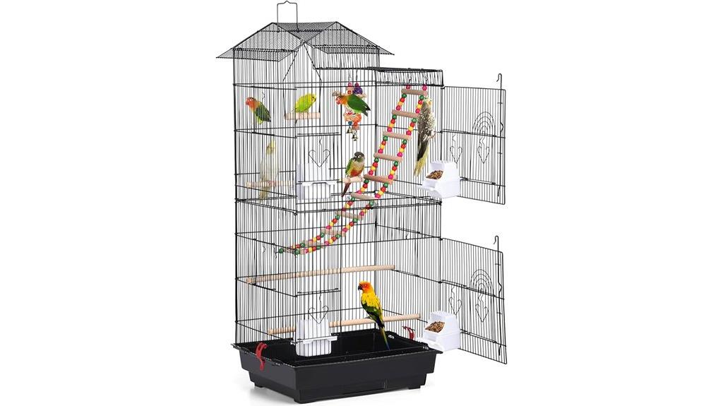 large bird cage for small parrots