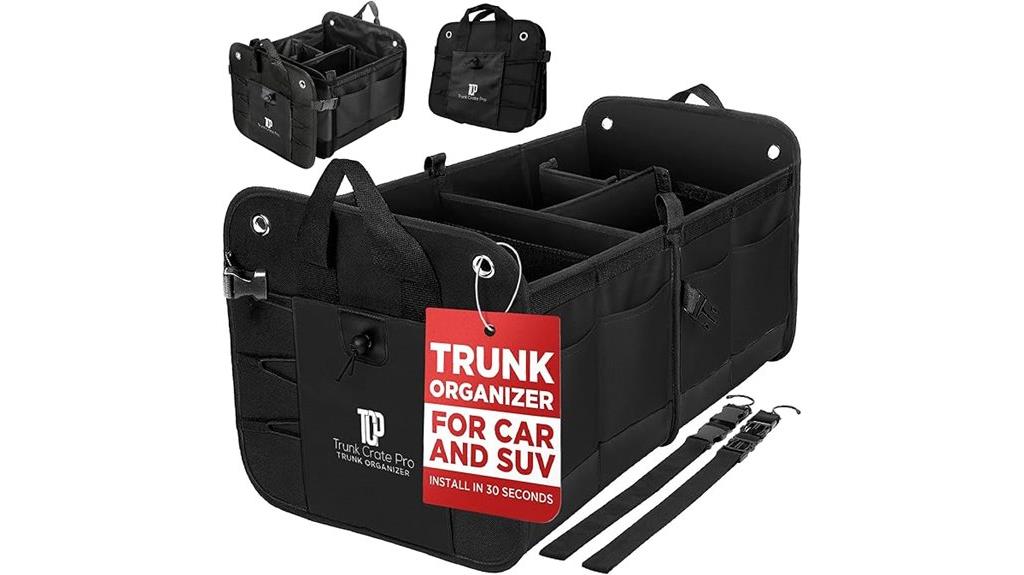 large black trunk organizer