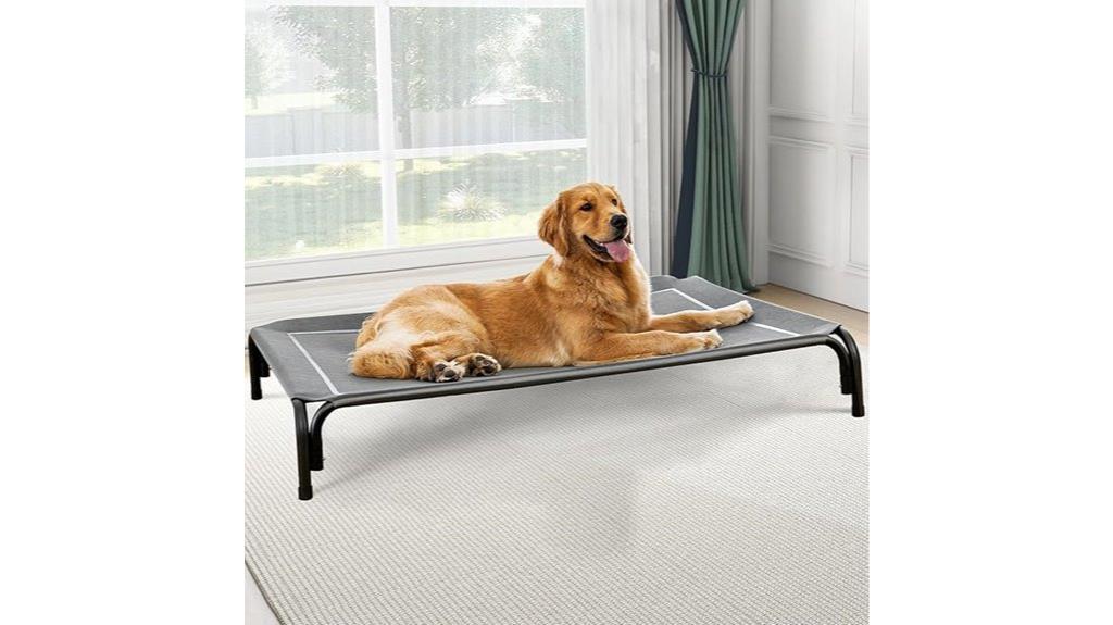 large breathable elevated bed