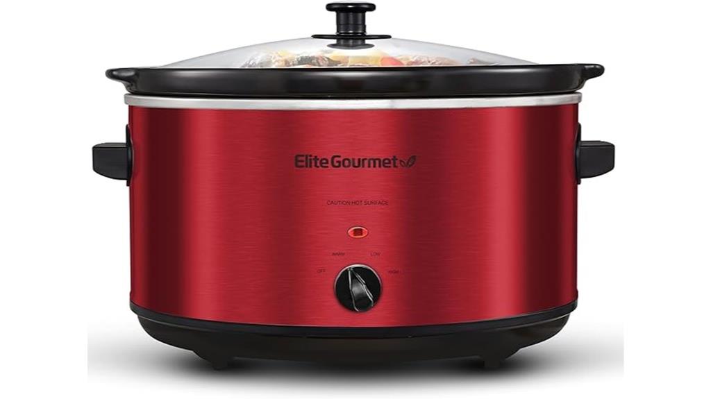 large capacity electric slow cooker