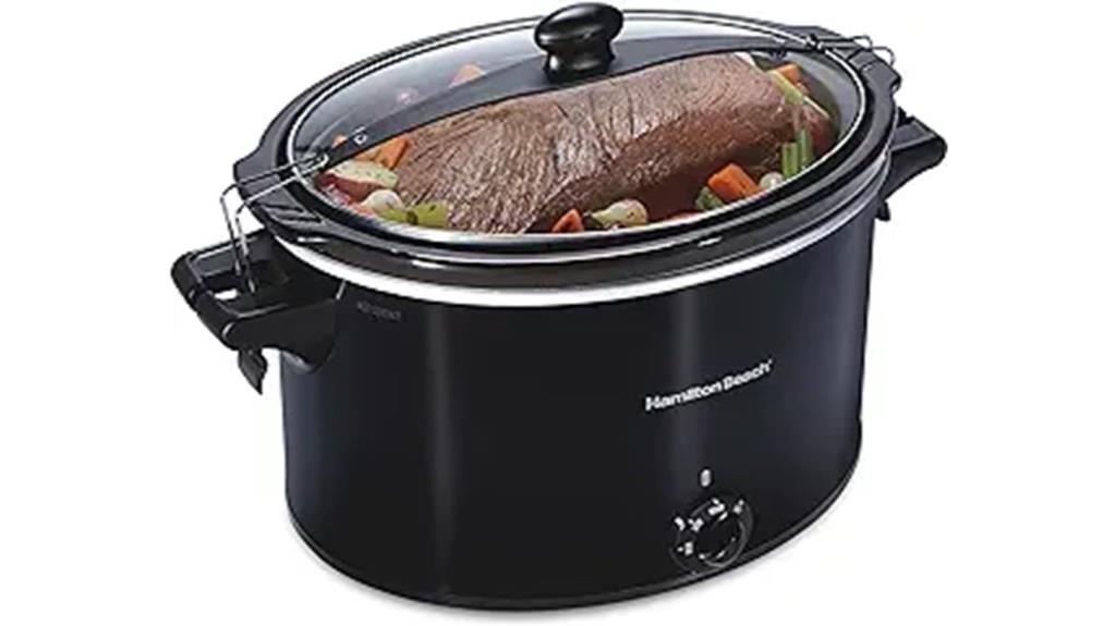 large capacity locking crockpot