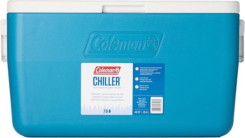 large portable insulated cooler