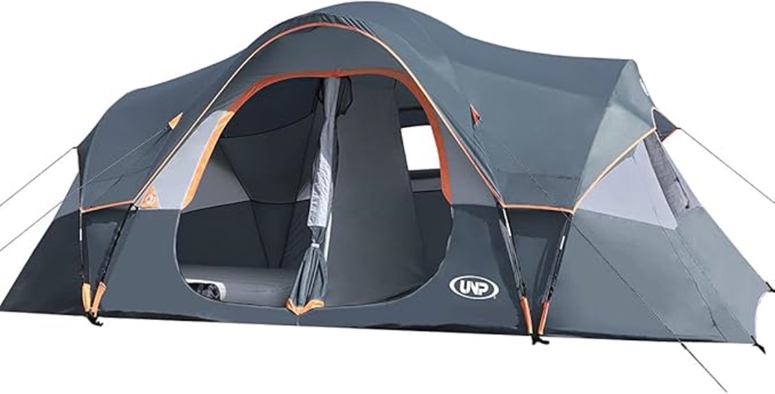 large waterproof camping tent