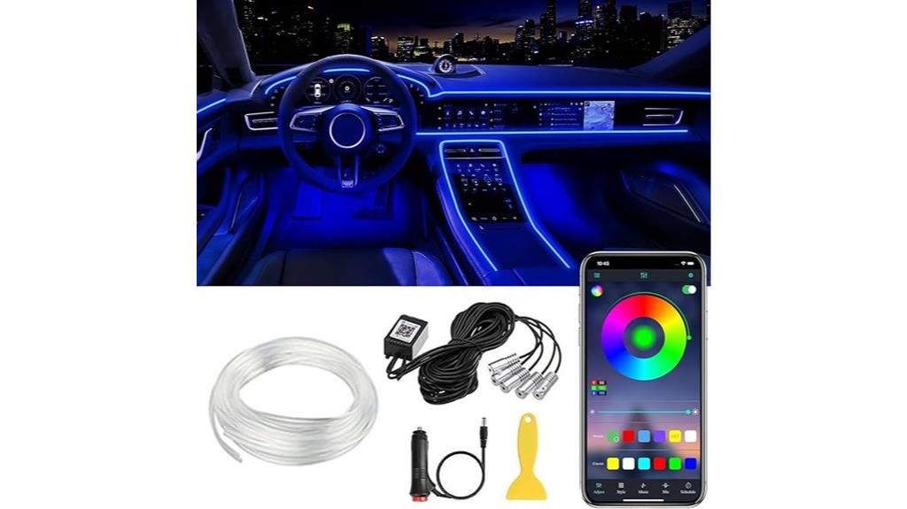 led interior lights with app