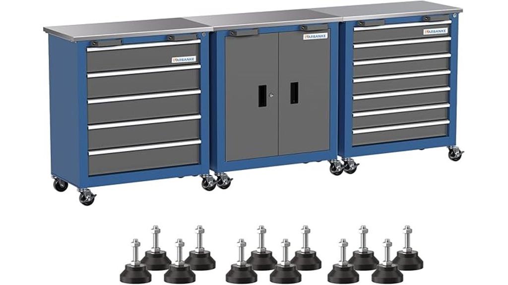 lockable multi drawer tool chest