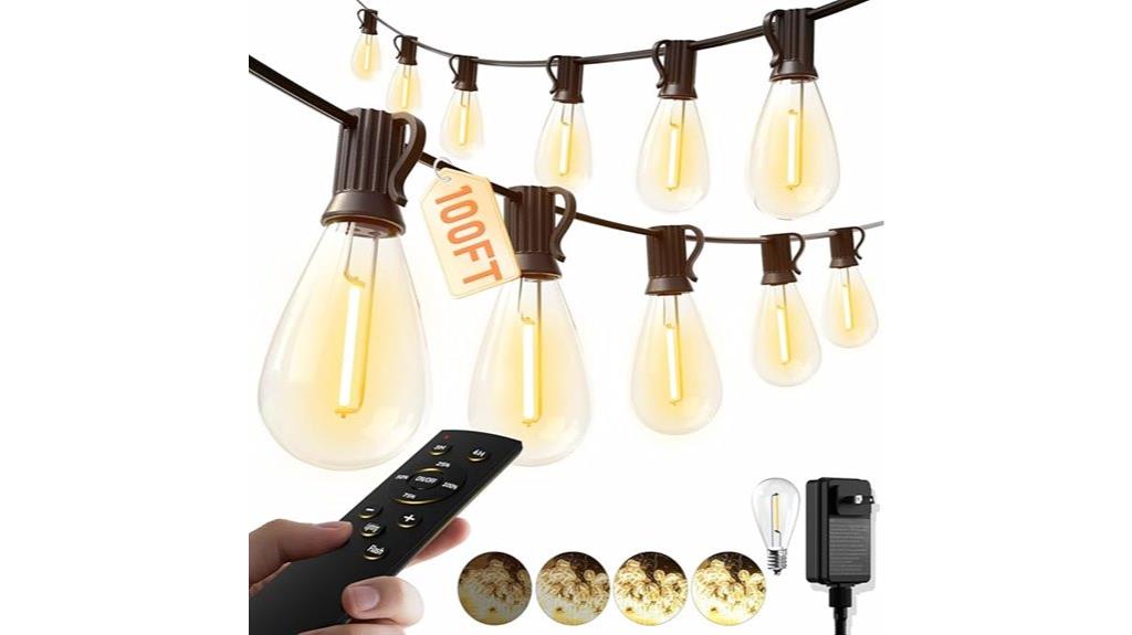 long outdoor led string lights