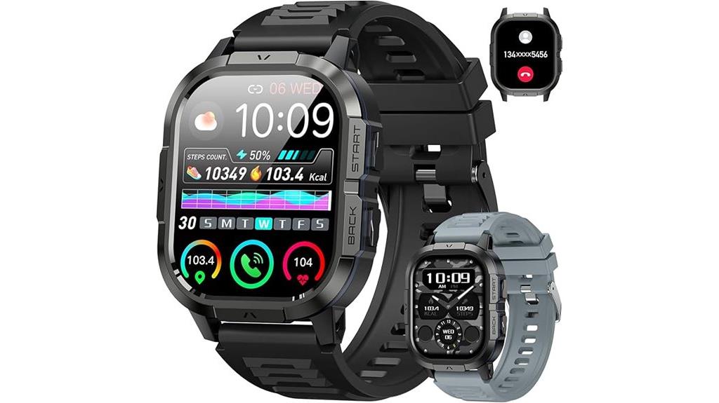 men s fitness smartwatch with call