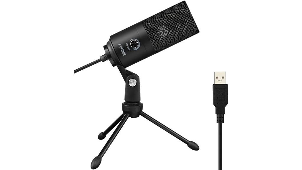 metal usb condenser microphone