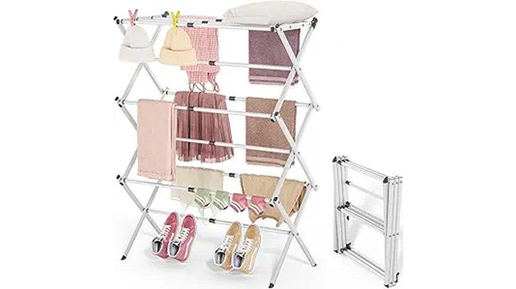 multi tier laundry drying rack
