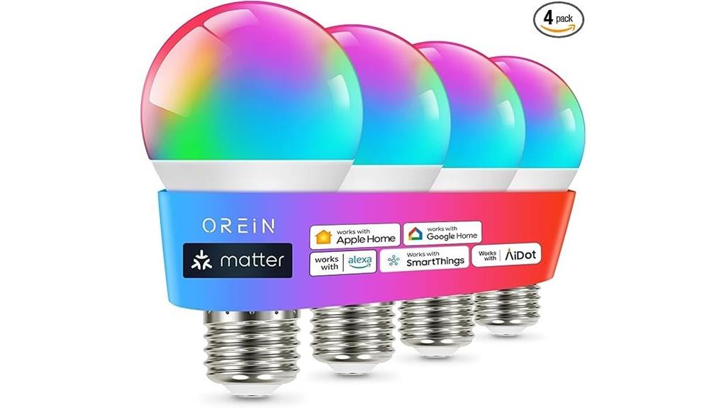orein smart light bulbs
