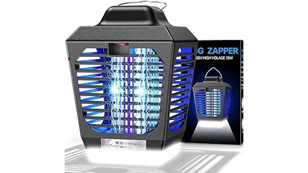 outdoor mosquito zapper with led