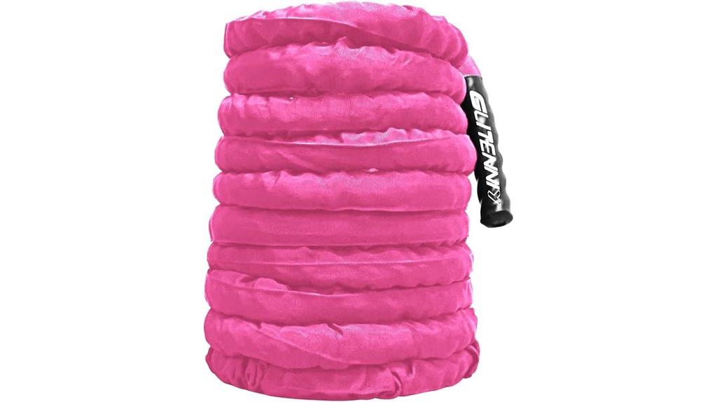 pink 30ft battle rope