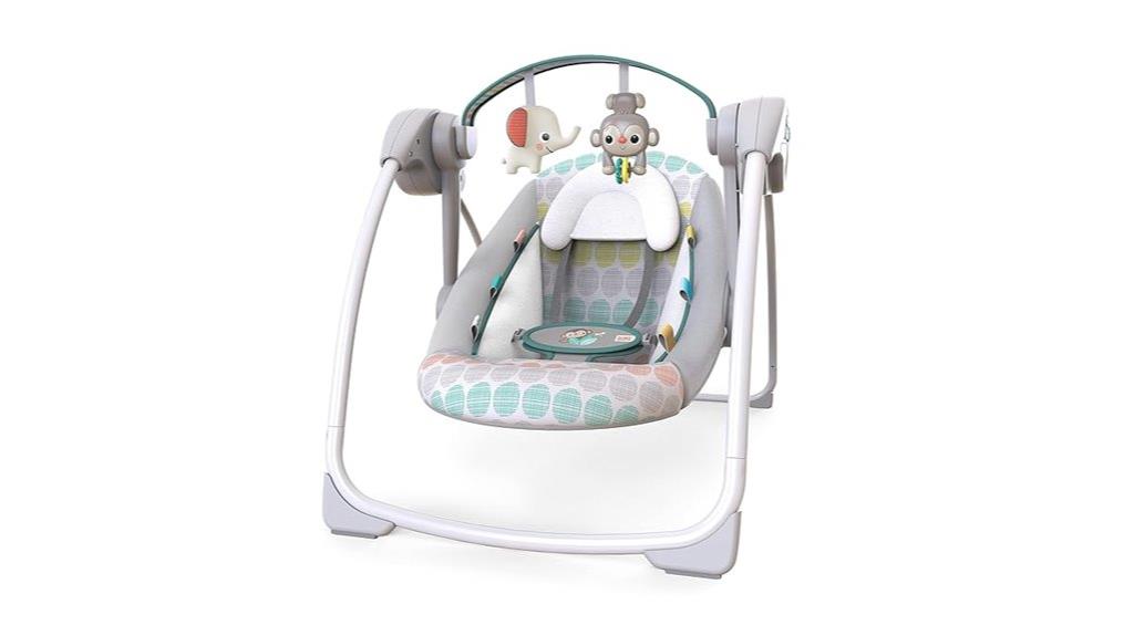 portable baby swing with music