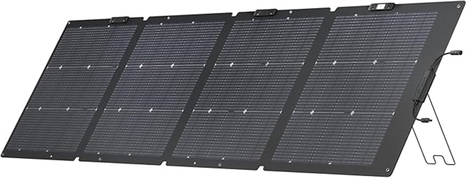 portable bifacial solar panel