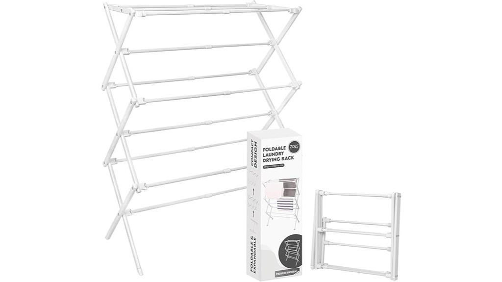 portable foldable laundry rack