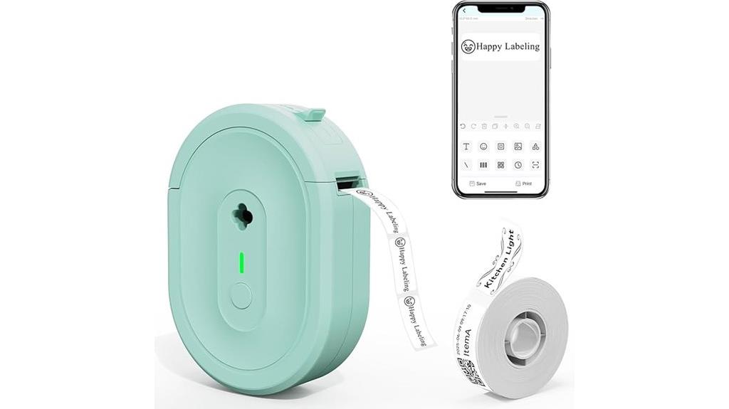 portable inkless label printer