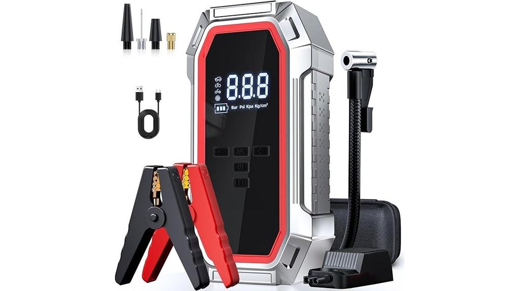 portable jump starter air compressor