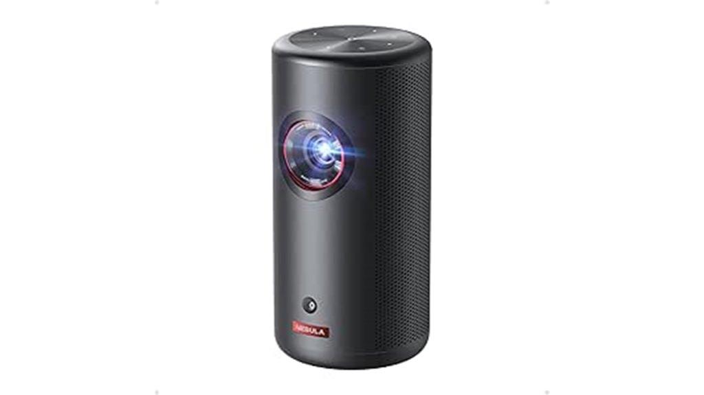portable laser projector with google tv