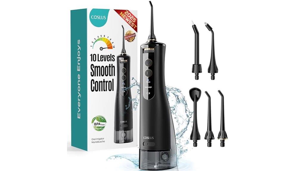 portable oral hygiene device