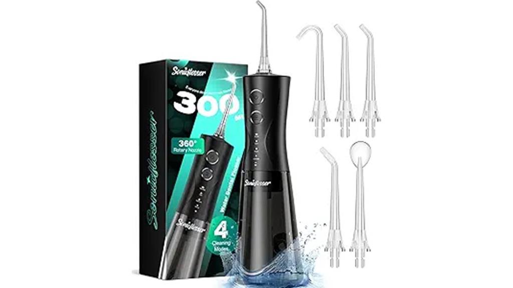 portable teeth and gum flosser