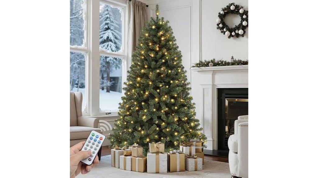 prelit 7 5ft green tree