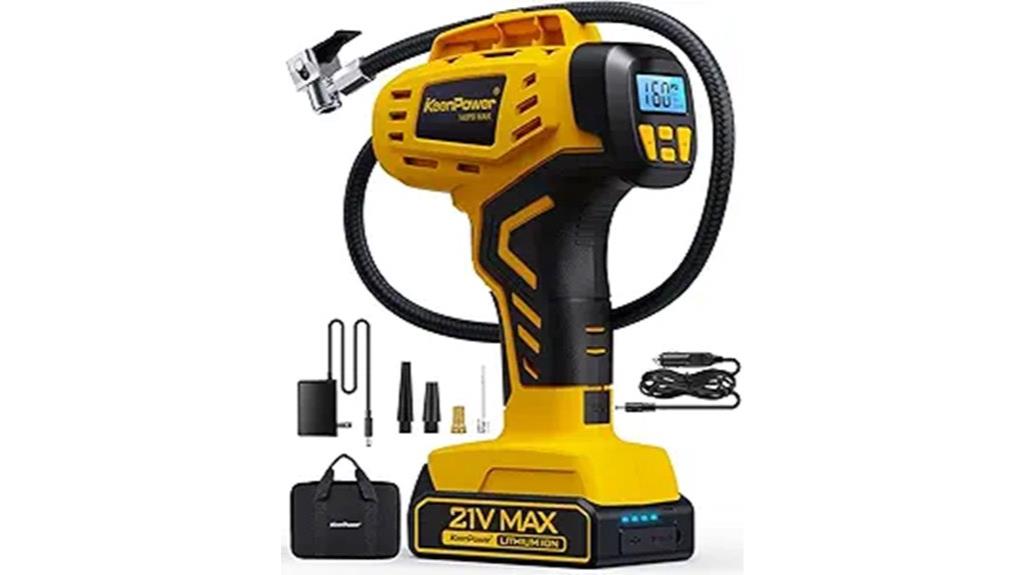 rechargeable dual power inflator