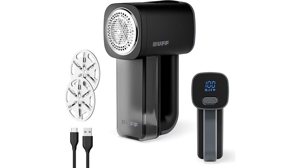 rechargeable fabric shaver three speed