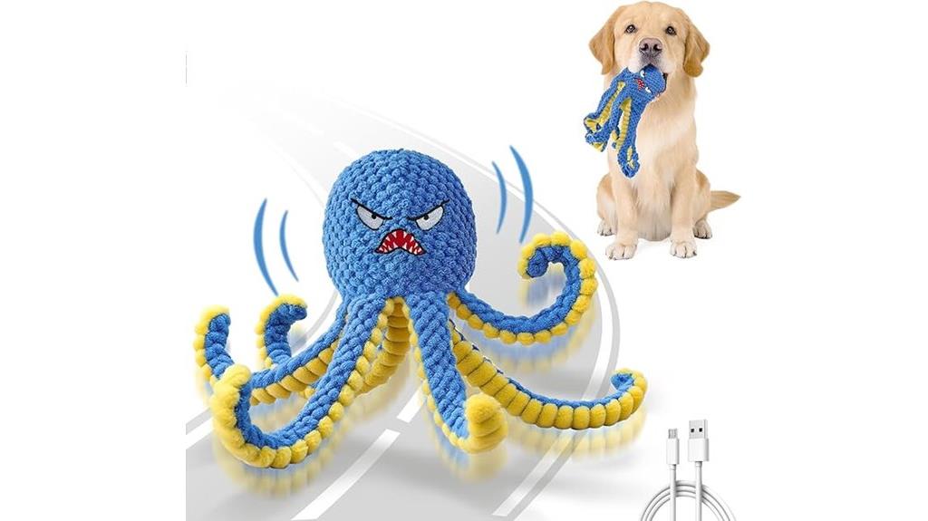 rechargeable squeaky dog toy