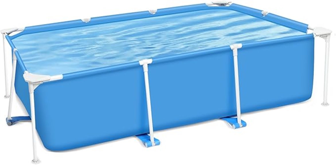 rectangular outdoor pool