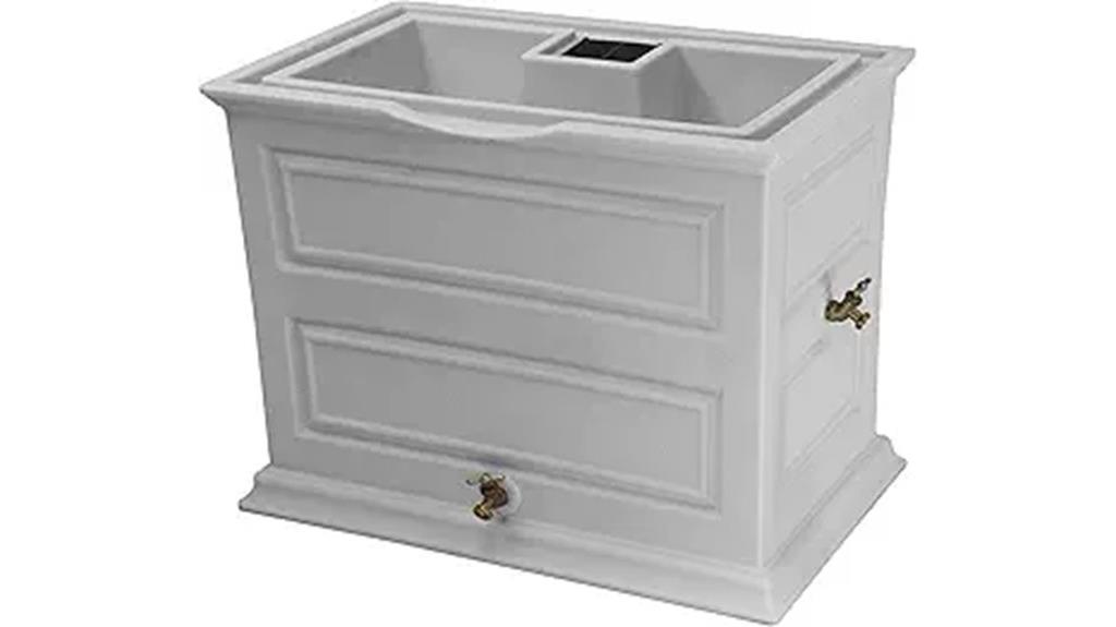 savannah garden rain barrel