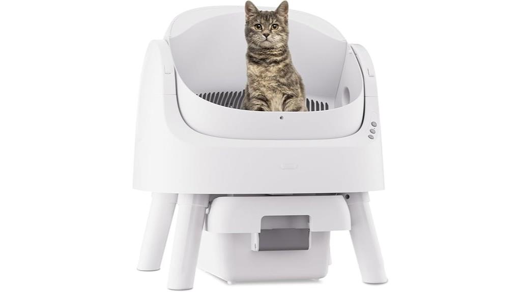 self cleaning litter box safety