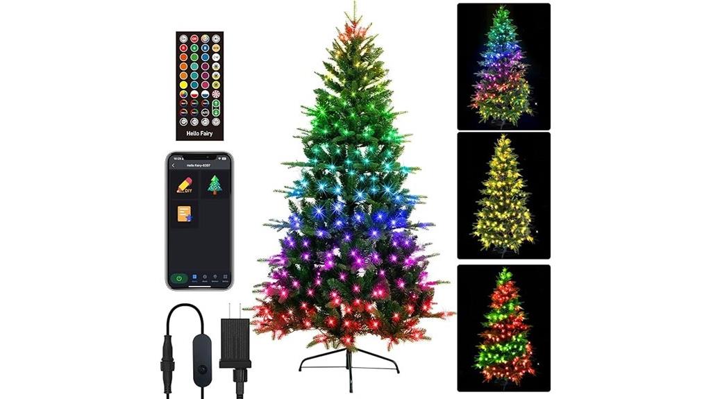 six foot led christmas tree
