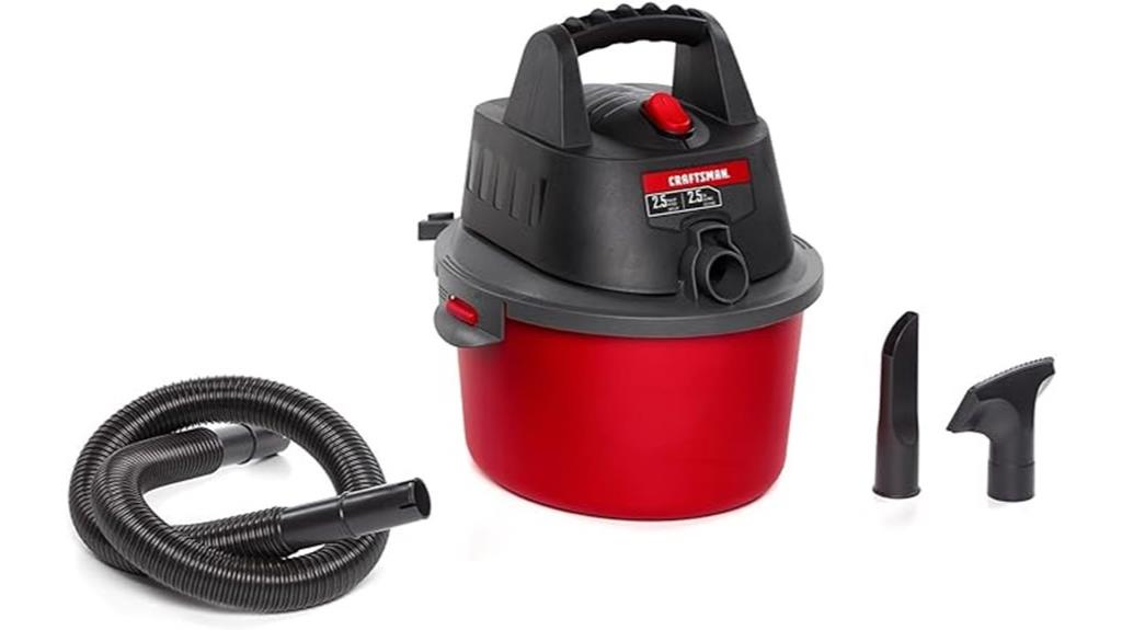 small capacity shop vacuum