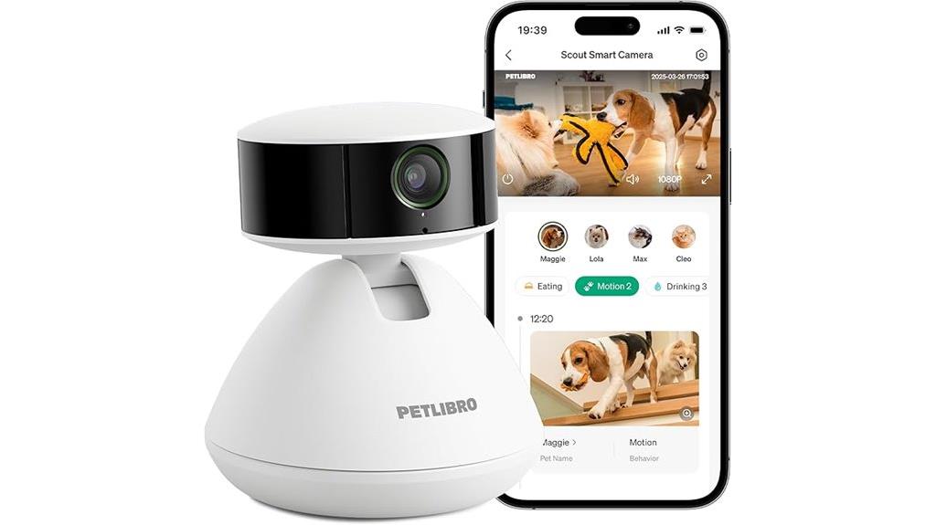 smart dog camera with night vision
