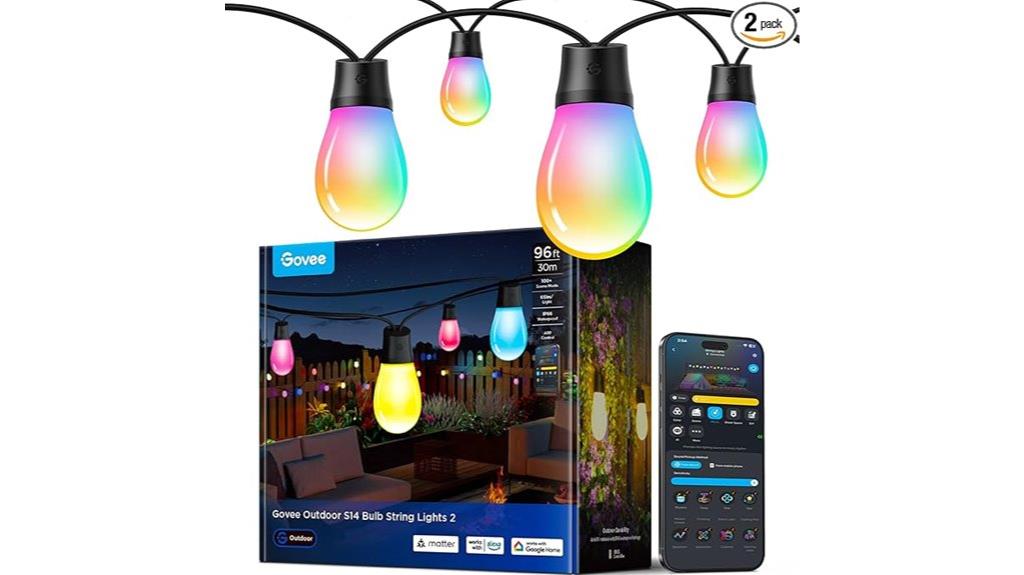 smart outdoor light strings