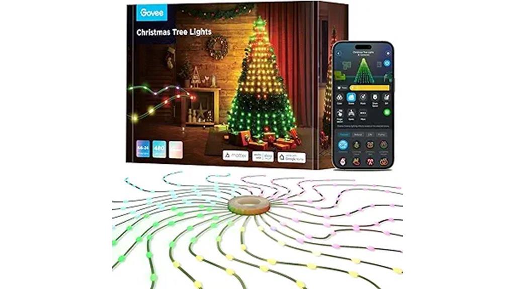 smart rgbic christmas lights
