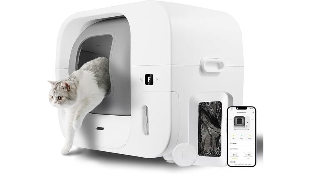 smart self cleaning litter box