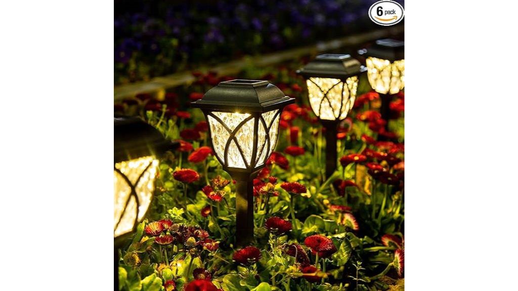 solar powered led garden lights