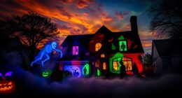 spooky halloween projection displays