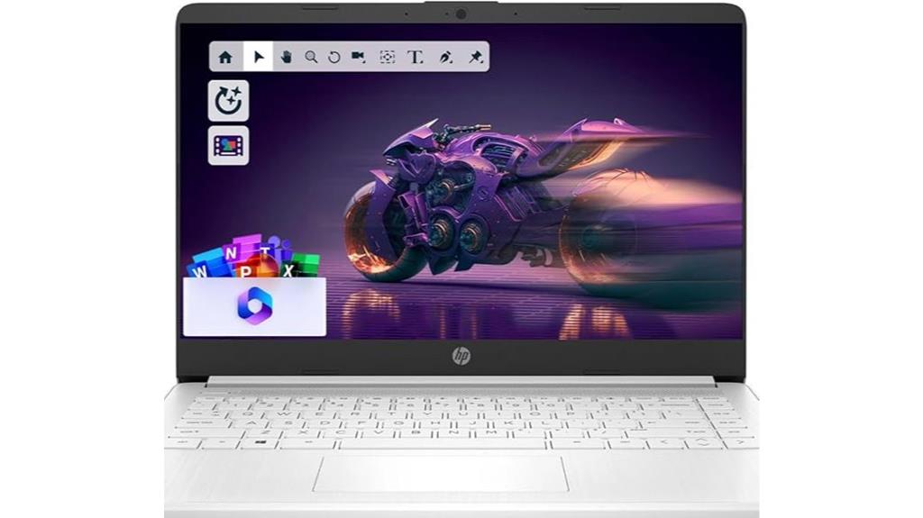 student laptop with microsoft 365