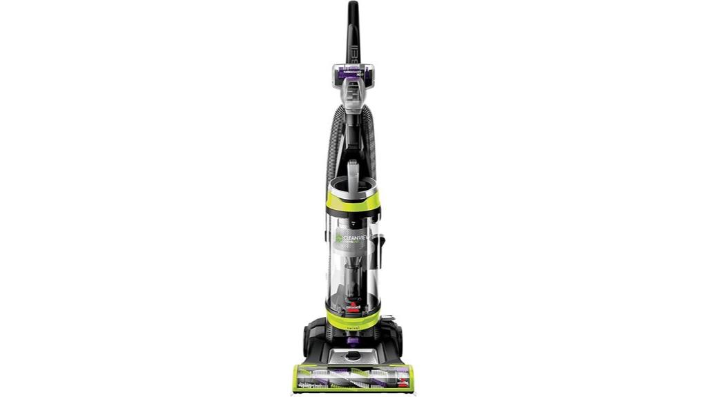 swivel bagless upright vacuum