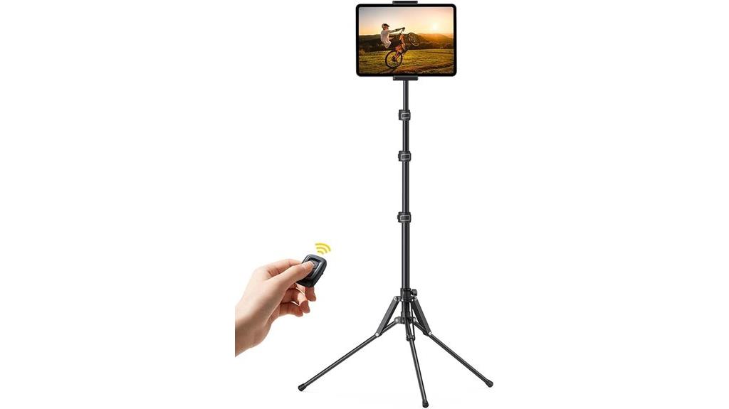 tablet tripod with remote